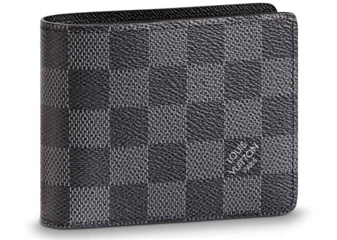 louis vuitton marco wallet damier graphite black/grey|louis vuitton graphite wallet.